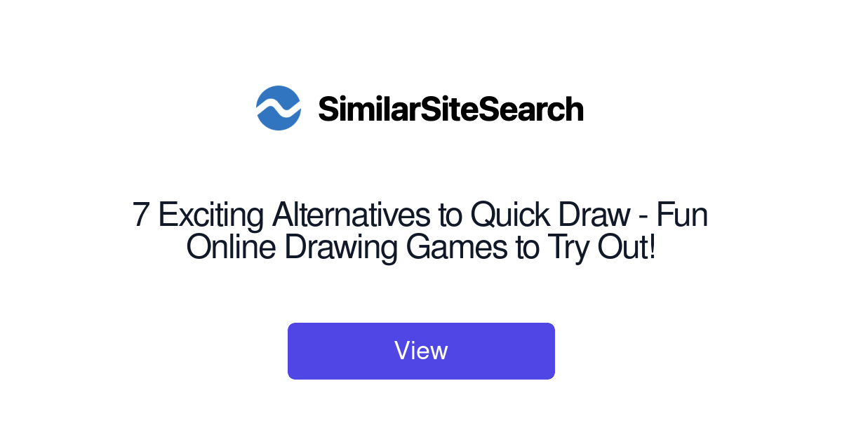 Quick draw 🕹️ Drawing game - Games like Wordle