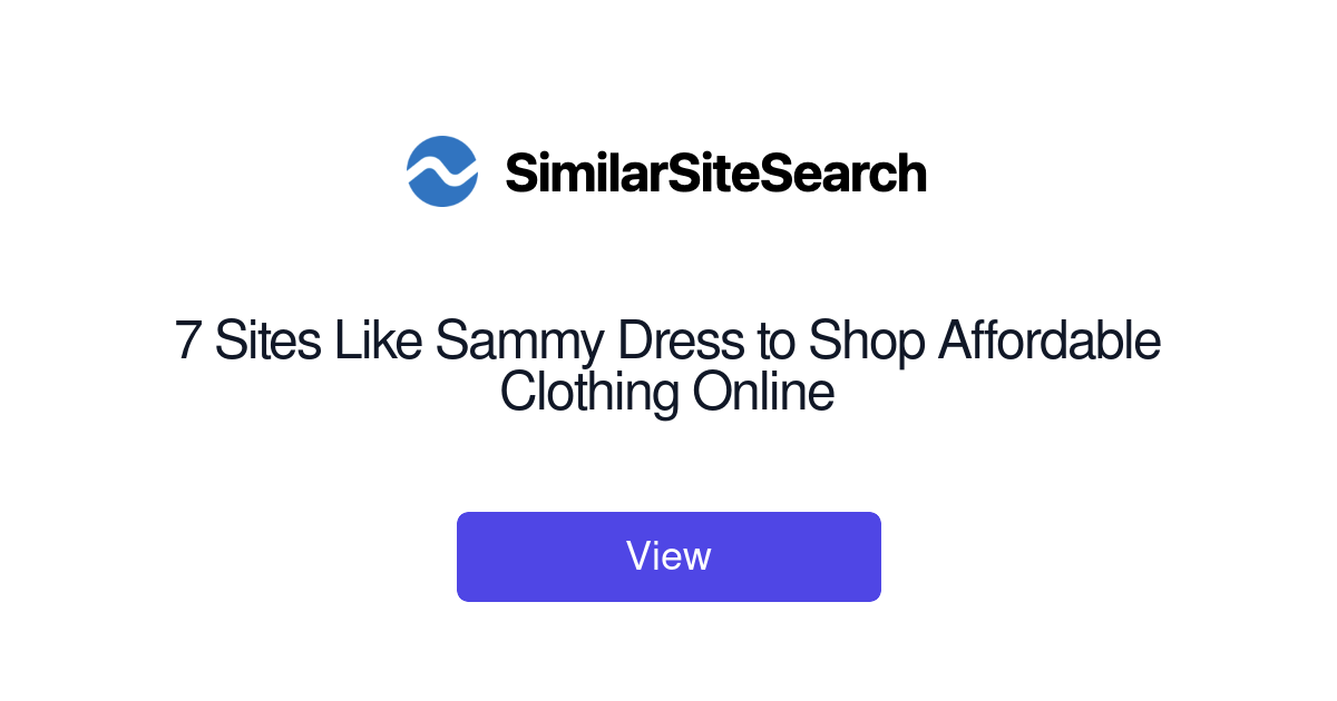 Sites sale like sammydress