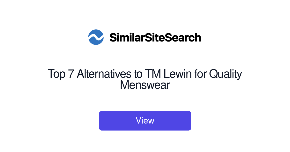 TM Lewin Alternative - The Best Alternative Here
