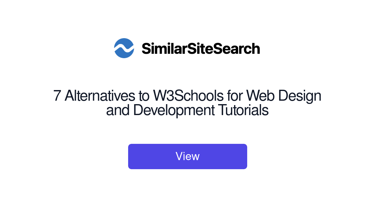 7 Alternatives To W3Schools For Web Design And Development Tutori ...